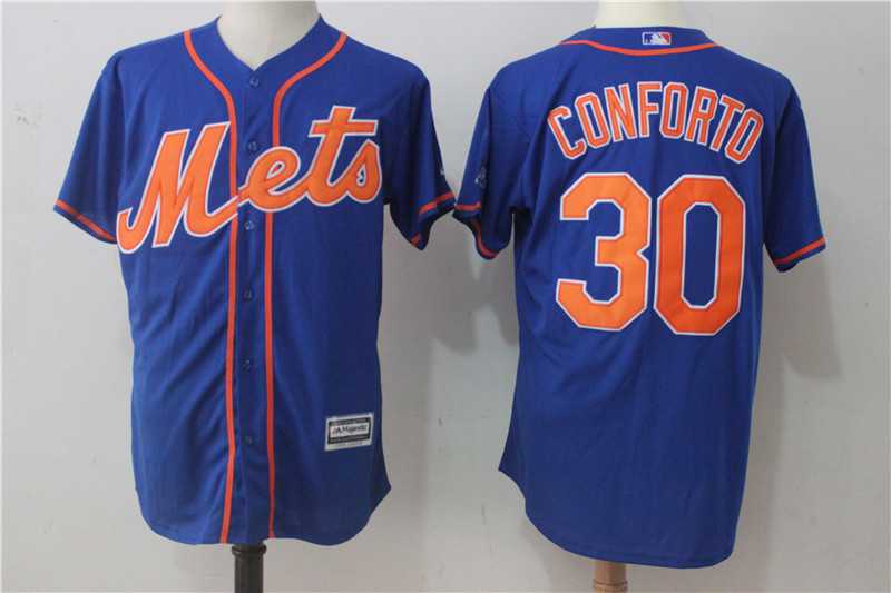 New York Mets #30 Michael Conforto Blue New Cool Base Stitched Jersey,We sell and wholesale New York Mets #30 Michael Conforto Blue New Cool Base Stitched Jersey on line form chian!